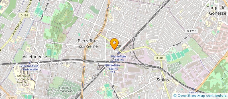 localisation de l'entreprise MONSIEUR ABOUBACAR TRAORE à PIERREFITTE-SUR-SEINE