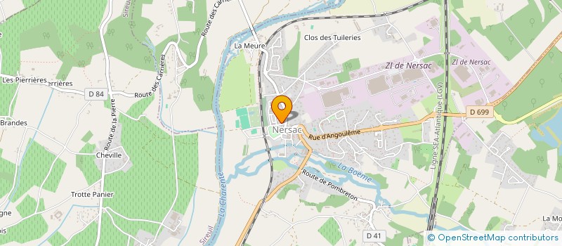 localisation de l'entreprise MONSIEUR ABOUBACAR YARIE CAMARA  NERSAC