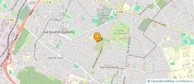 localisation de l'entreprise MONSIEUR ABOUBACRY DIALLO  LE GRAND-QUEVILLY