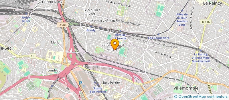 localisation de l'entreprise MONSIEUR ABOUBACRY SY  BONDY