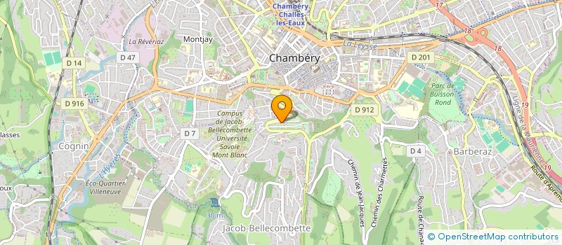 localisation de l'entreprise MONSIEUR ABOUBAKAR ADAM SAEED  CHAMBERY