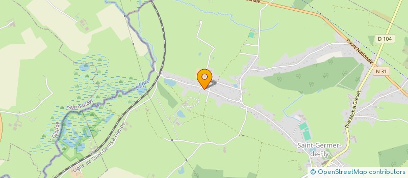 localisation de l'entreprise MONSIEUR ABOUBAKAR BENHAMMOU  SAINT-GERMER-DE-FLY