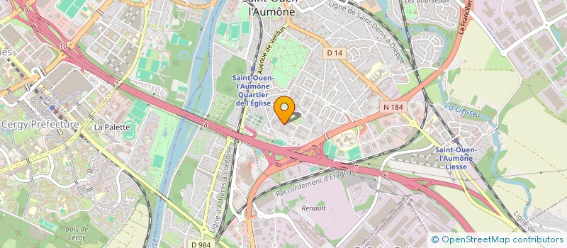 localisation de l'entreprise MONSIEUR ABOUBAKAR CISSE à SAINT-OUEN-L'AUMONE