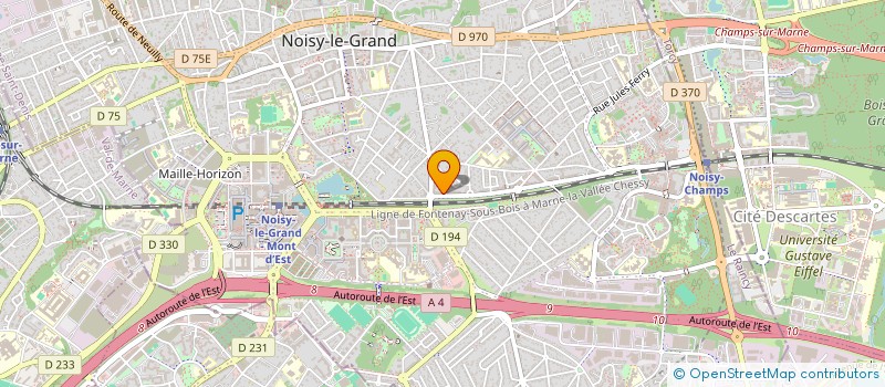 localisation de l'entreprise MONSIEUR ABOUBAKAR DOUMA BOUTHIBA  NOISY-LE-GRAND