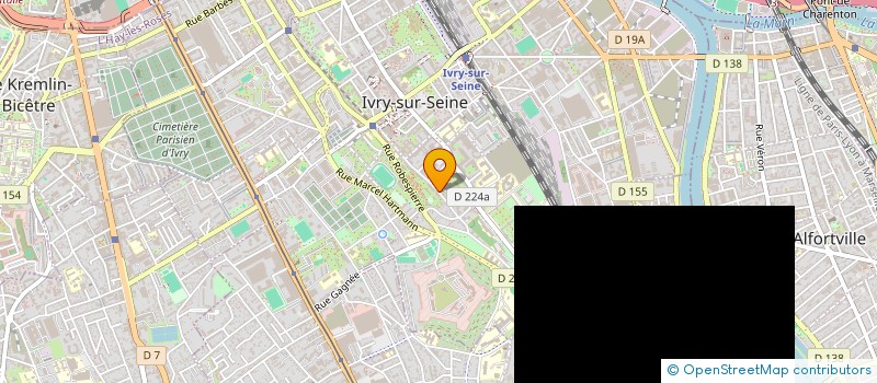 localisation de l'entreprise MONSIEUR ABOUBAKAR FOFANA  IVRY-SUR-SEINE