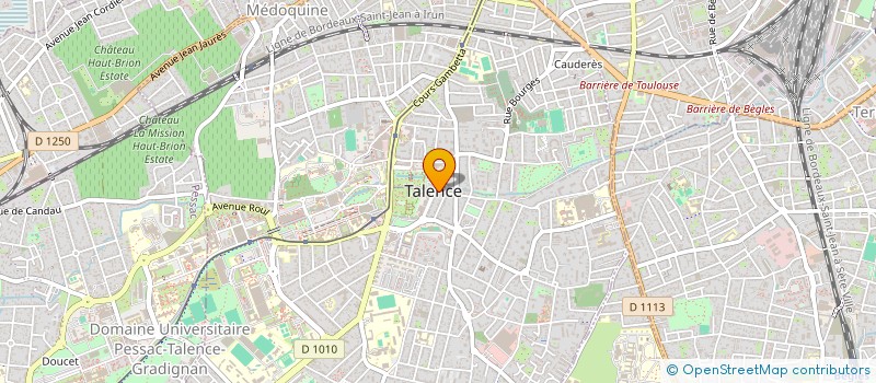 localisation de l'entreprise MONSIEUR ABOUBAKAR IBRAHIM  TALENCE