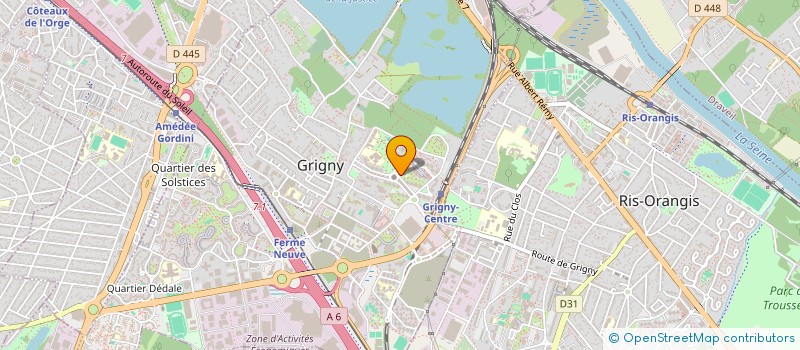 localisation de l'entreprise MONSIEUR ABOUBAKAR MOUHAMED à GRIGNY