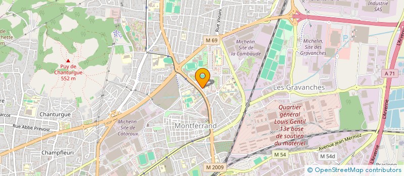 localisation de l'entreprise MONSIEUR ABOUBAKAR MOUSSAEV  CLERMONT-FERRAND