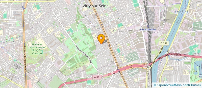 localisation de l'entreprise MONSIEUR ABOUBAKAR OUATTARA  VITRY-SUR-SEINE