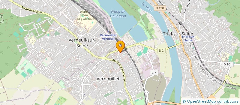 localisation de l'entreprise MONSIEUR ABOUBAKAR SEONE à VERNOUILLET