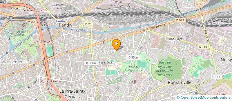 localisation de l'entreprise MONSIEUR ABOUBAKAR SIDIKI SYLLA à PANTIN
