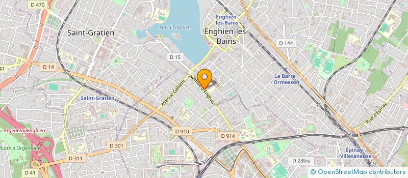 localisation de l'entreprise MONSIEUR ABOUBAKAR SIRIKI MO KONE  ENGHIEN-LES-BAINS