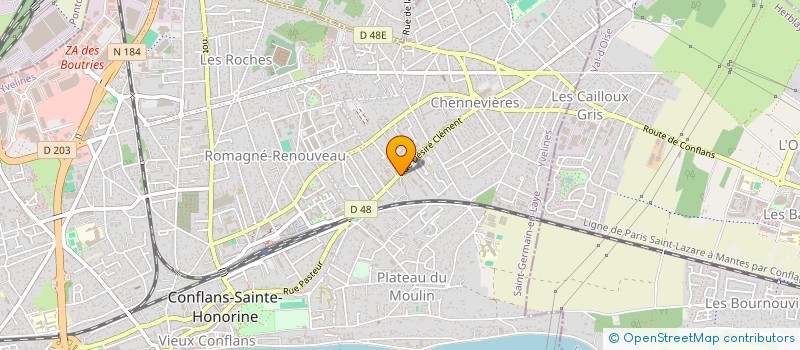 localisation de l'entreprise MONSIEUR ABOUBAKAR TOURE  CONFLANS-SAINTE-HONORINE