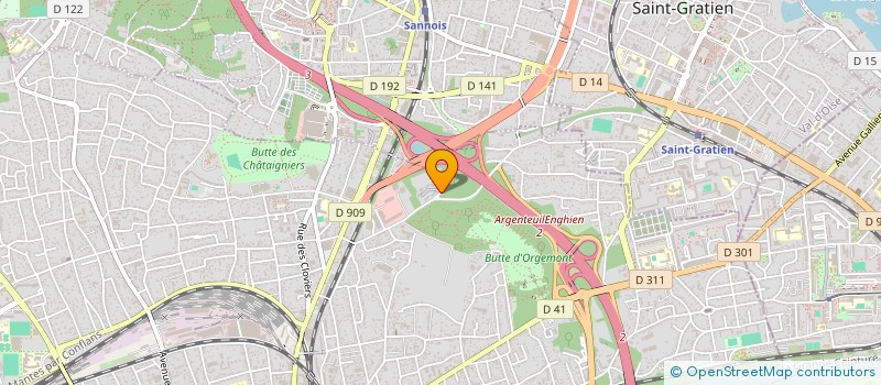 localisation de l'entreprise MONSIEUR ABOUBAKARINE MAIGA  ARGENTEUIL