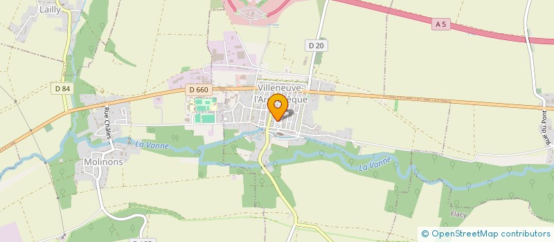 localisation de l'entreprise MONSIEUR ABOUBAKER JOUILI  VILLENEUVE-L'ARCHEVEQUE