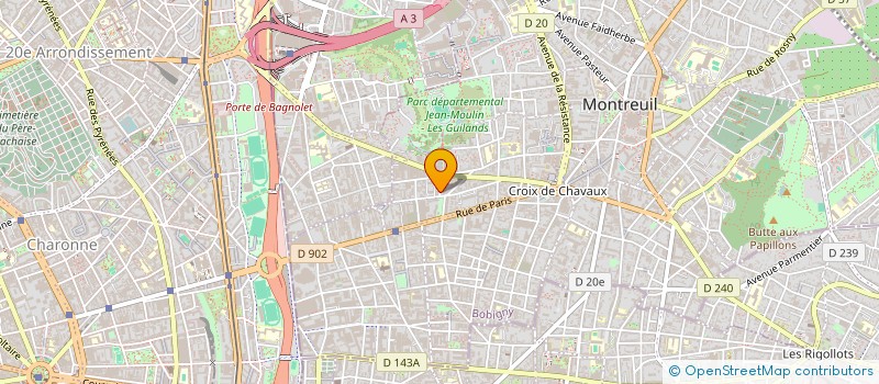 localisation de l'entreprise MONSIEUR ABOUBAKR BELGHOULA à MONTREUIL