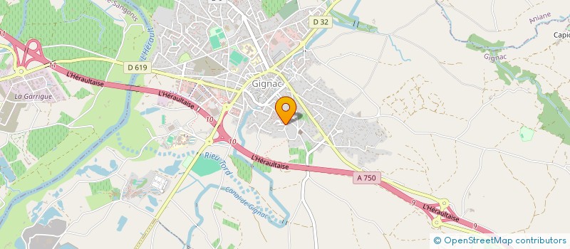 localisation de l'entreprise MONSIEUR ABOUBAKR LAKBIR  GIGNAC