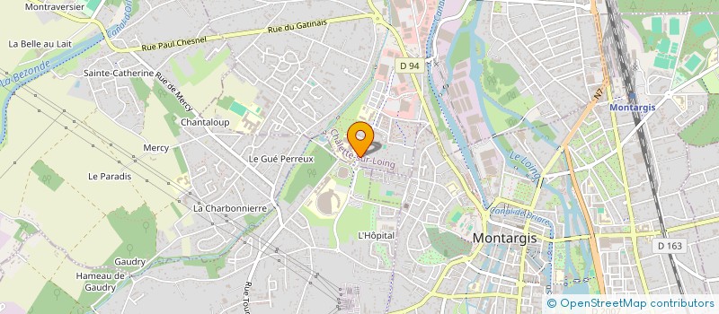 localisation de l'entreprise MONSIEUR ABOUBAKRI KONTEYE à CHALETTE-SUR-LOING