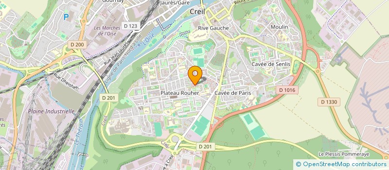 localisation de l'entreprise MONSIEUR ABOUBAKRY N'DIAYE  SENLIS