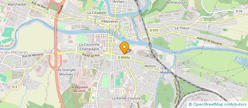 localisation de l'entreprise MONSIEUR ABOUDOU FOFANA à CHARLEVILLE MEZIERES