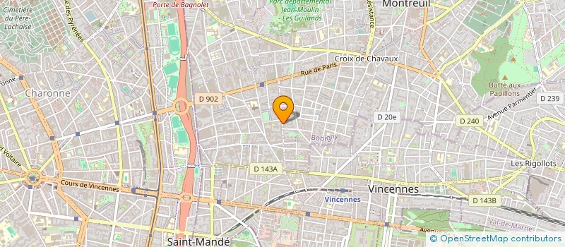 localisation de l'entreprise MONSIEUR ABOUDOU GBADAMOS à MONTREUIL