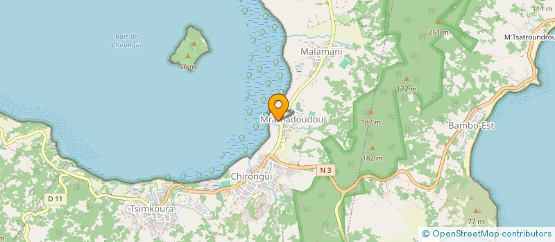 localisation de l'entreprise MONSIEUR ABOUDOU NADHOIR à CHIRONGUI