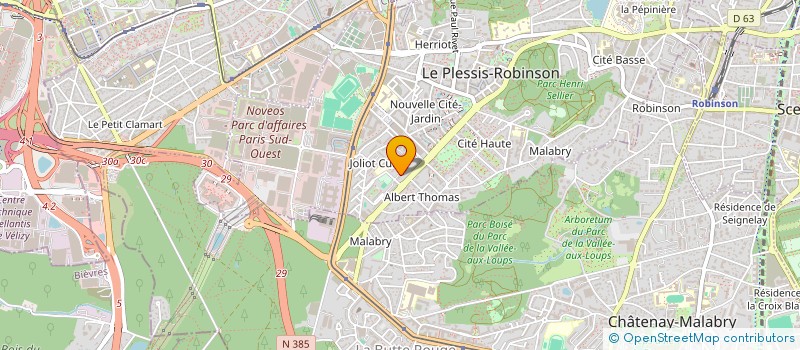 localisation de l'entreprise MONSIEUR ABOUDOULAYE SISSOKO  LE PLESSIS-ROBINSON