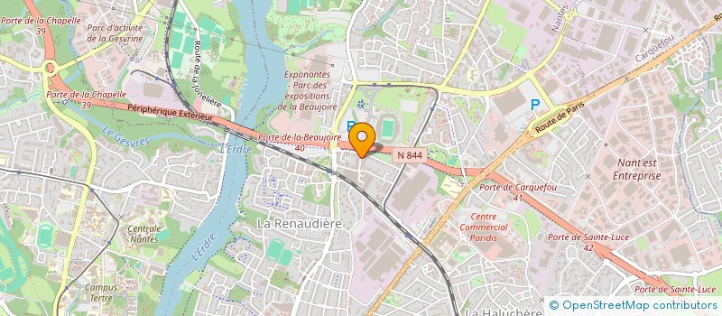 localisation de l'entreprise MONSIEUR ABOUDRAMAN DIARRA  NANTES