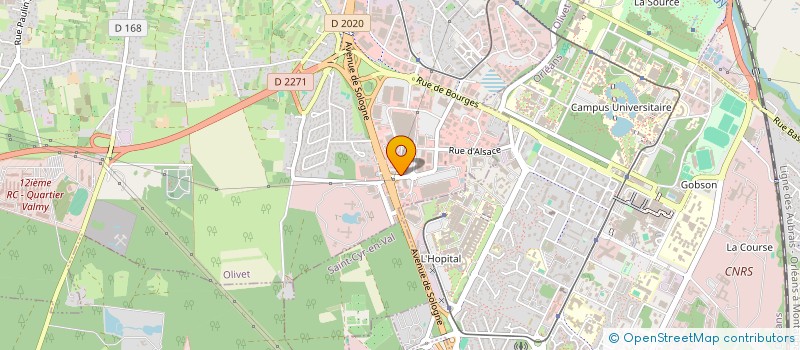 localisation de l'entreprise MONSIEUR ABOUDRAMANE BAKAYOKO à OLIVET