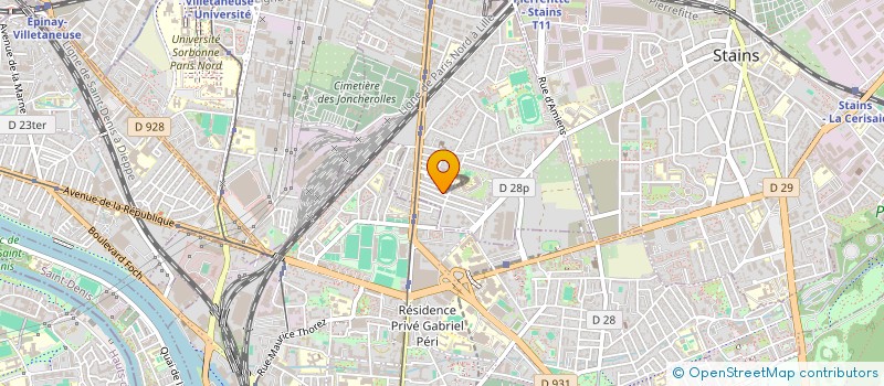 localisation de l'entreprise MONSIEUR ABOUDRAMANE KOUYATE à PIERREFITTE-SUR-SEINE