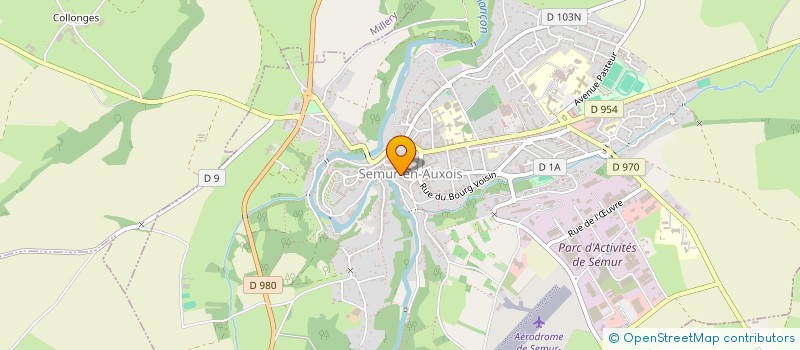 localisation de l'entreprise MONSIEUR ABOUDRAMANE SANGARE  SEMUR-EN-AUXOIS