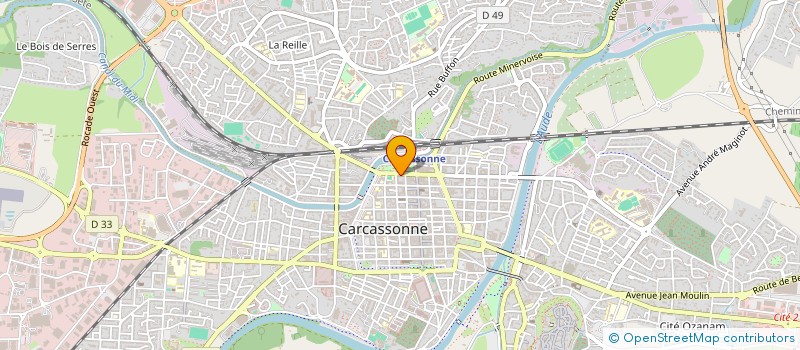 localisation de l'entreprise MONSIEUR ABOUFEIDOU ADAMOU  CARCASSONNE