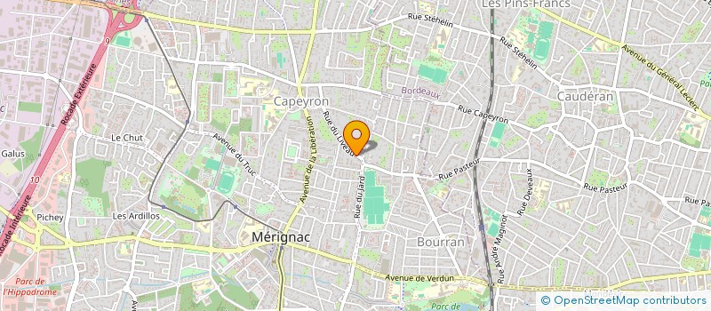 localisation de l'entreprise MONSIEUR ABOUL OUSMANE AHMED  MERIGNAC