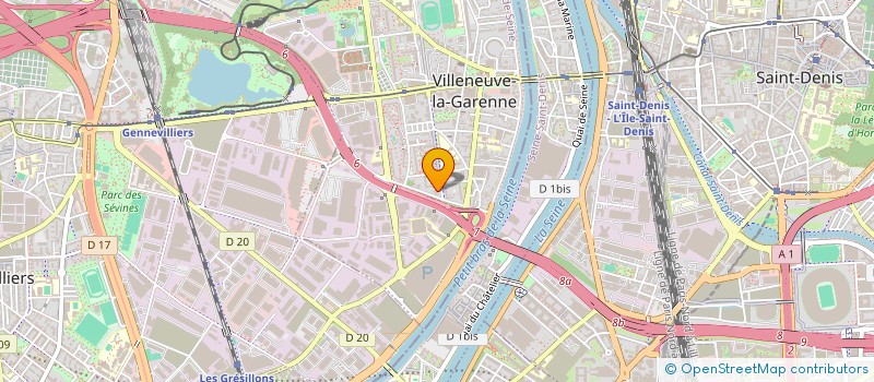 localisation de l'entreprise MONSIEUR ABOULAYE CISSOKHO à VILLENEUVE-LA-GARENNE