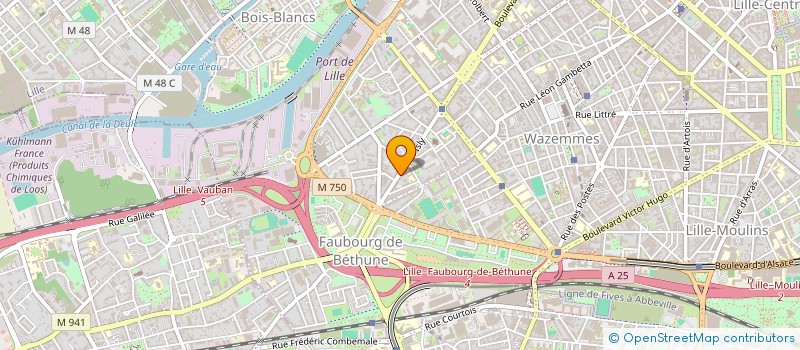 localisation de l'entreprise MONSIEUR ABOULHALIMOU DEME à LILLE