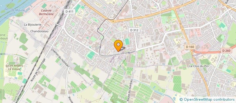 localisation de l'entreprise MONSIEUR ABOULOU-WAFA GASSAMA à ANGERS