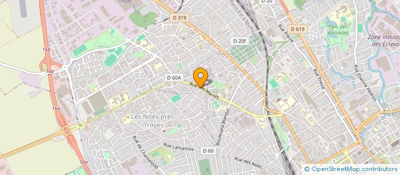 localisation de l'entreprise MONSIEUR ABOUSSOIRI MADI  LES NOES-PRES-TROYES