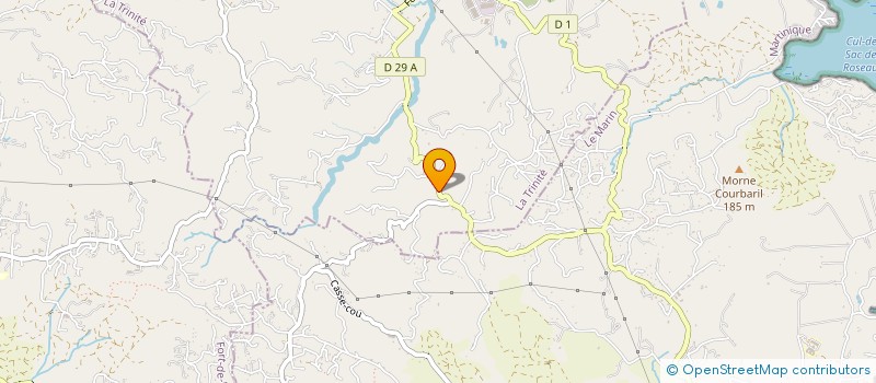 localisation de l'entreprise MONSIEUR ABRAHAM ADAMIS  LE ROBERT