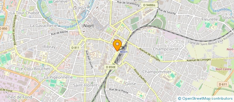 localisation de l'entreprise MONSIEUR ABRAHAM ALIYU HAILEMARIAM à NIORT