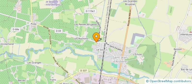 localisation de l'entreprise MONSIEUR ABRAHAM BLANCO à SAINT JEAN D'ARDIERES