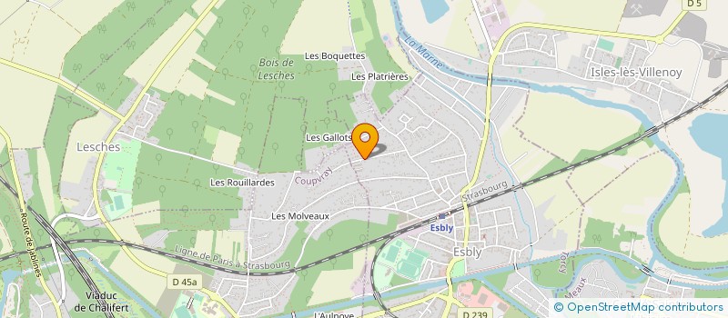 localisation de l'entreprise MONSIEUR ABRAHAM COHEN à ESBLY