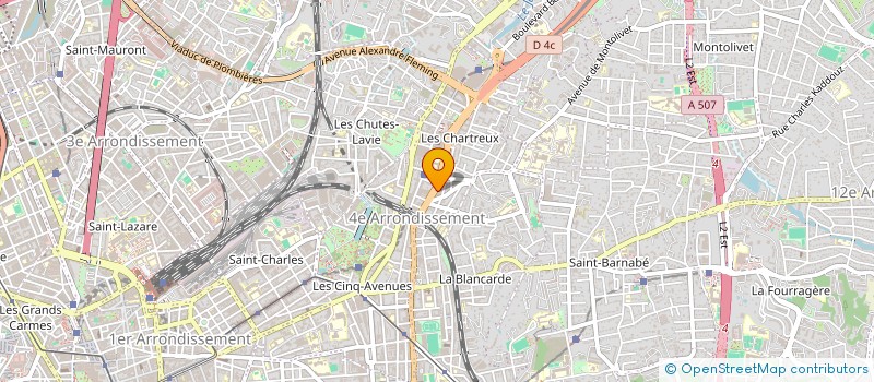 localisation de l'entreprise MONSIEUR ABRAHAM DAHAN à MARSEILLE