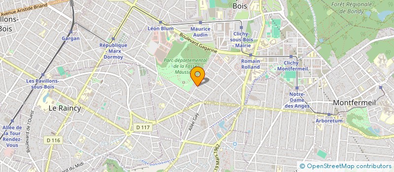 localisation de l'entreprise MONSIEUR ABRAHAM DELPORTE  CLICHY-SOUS-BOIS