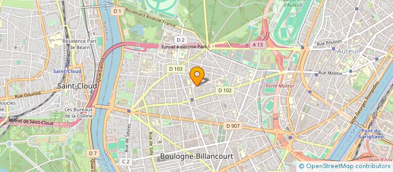 localisation de l'entreprise MONSIEUR ABRAHAM DUSNER à BOULOGNE-BILLANCOURT