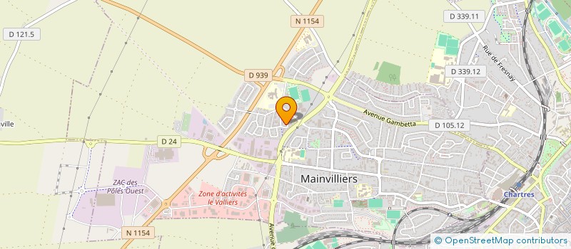 localisation de l'entreprise MONSIEUR ABRAHAM HABTE à MAINVILLIERS