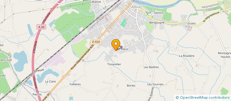 localisation de l'entreprise MONSIEUR ABRAHAM JIMENEZ à ALBIAS