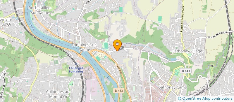 localisation de l'entreprise MONSIEUR ABRAHAM KALAMAZIAN  FONTAINES-SUR-SAONE