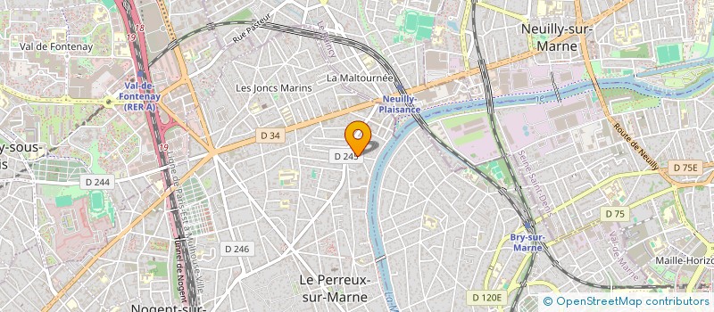 localisation de l'entreprise MONSIEUR ABRAHAM KONAN  LE PERREUX-SUR-MARNE