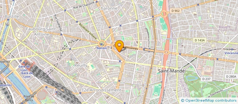 localisation de l'entreprise MONSIEUR ABRAHAM KRYGIER  PARIS