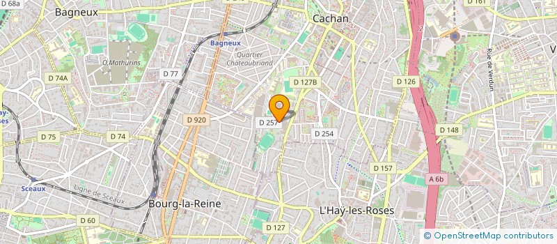 localisation de l'entreprise MONSIEUR ABRAHAM MATABISHI  CACHAN